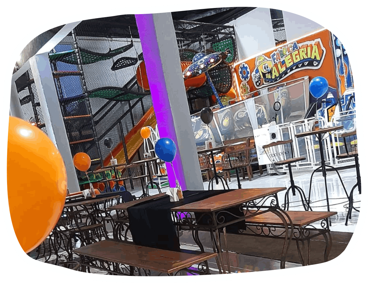 Espaço - Buffet Fábrica da Alegria