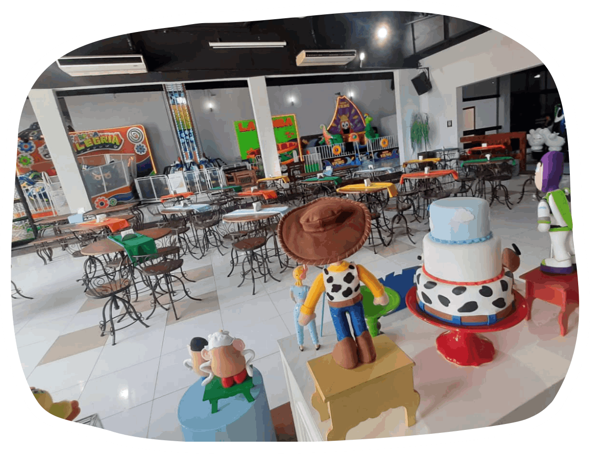Espaço - Buffet Fábrica da Alegria