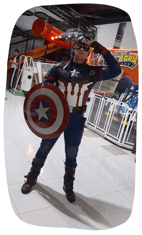 Personagens - Buffet Fábrica da Alegria