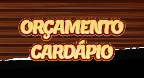 Orçamento Cardápio